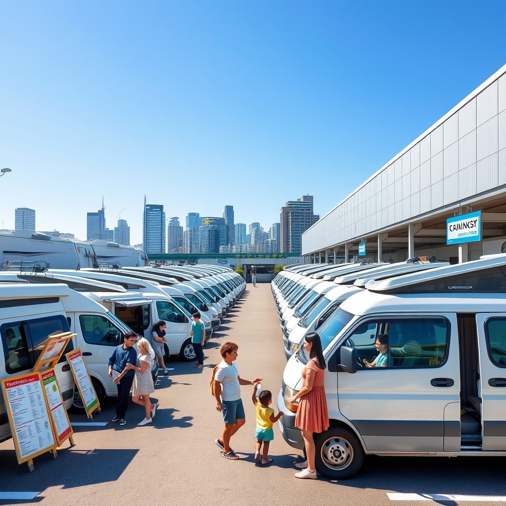 家族旅行のためのキャンピングカー